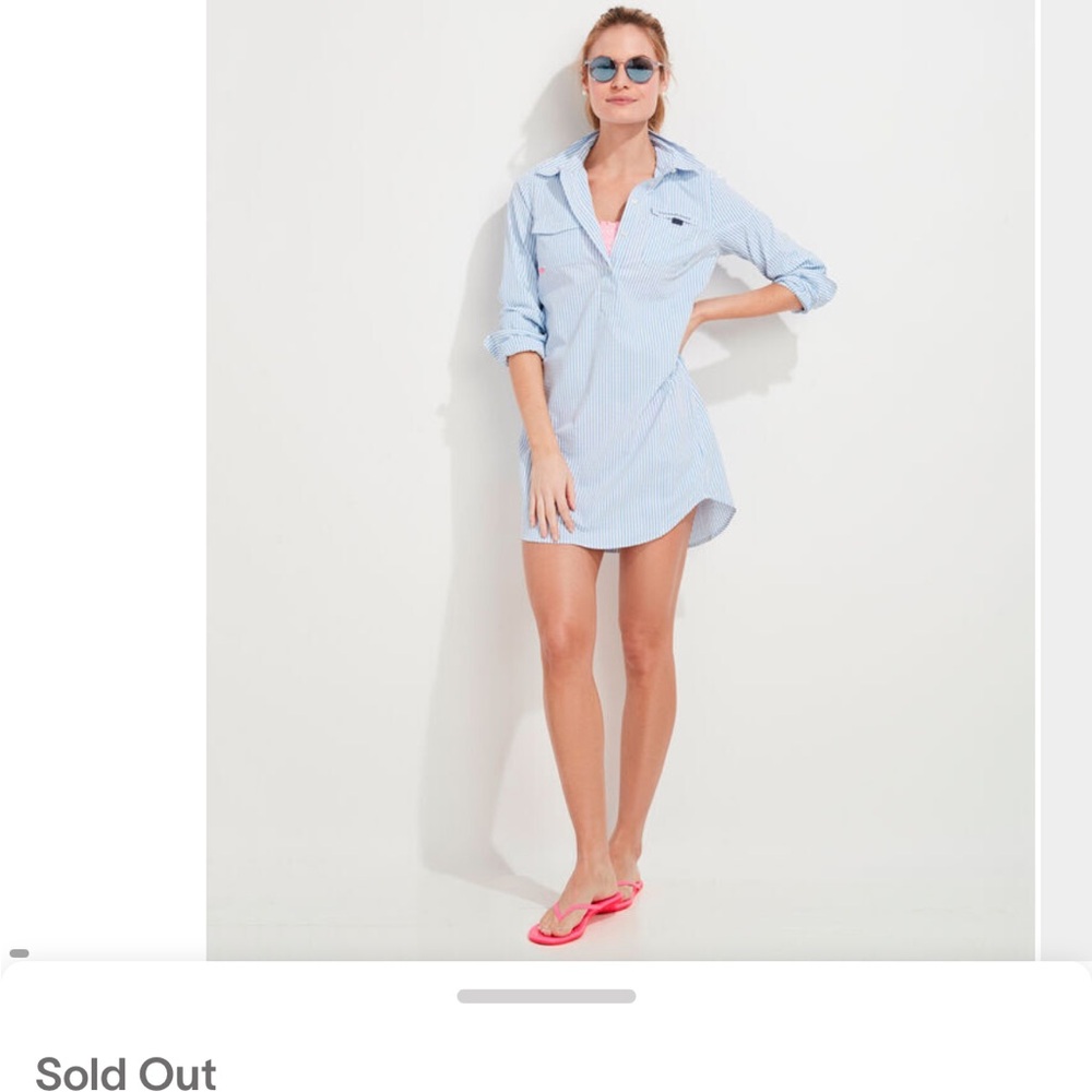 Vineyard Vines Harbor Shirt Cover-Up
